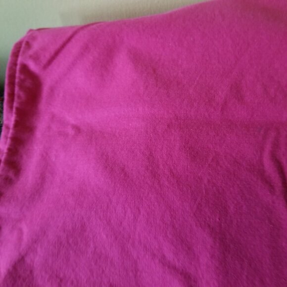 Unique v-neck sleeveless, shift dress, pink, cotton, vintage 80s, S, M, handmade - Picture 5 of 5